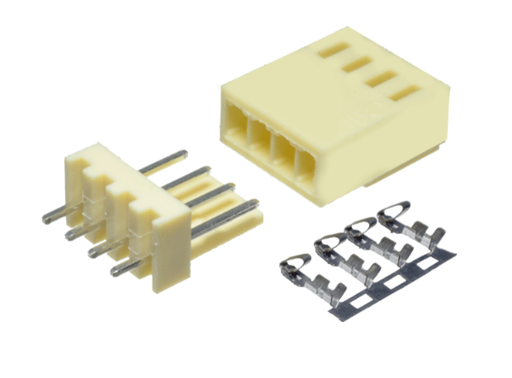 [L2510X4-PCB] *Conector Molex 4 vias para Cable a Circuito Impreso Macho y Hembra Pitch: 2.54mm (L2510X4-PCB)