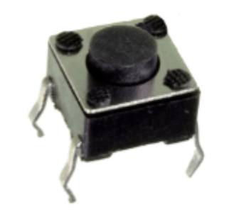 [T-6X6-5H] Tact switch de 4 pines 6x6 5mm (T-6X6-5H)