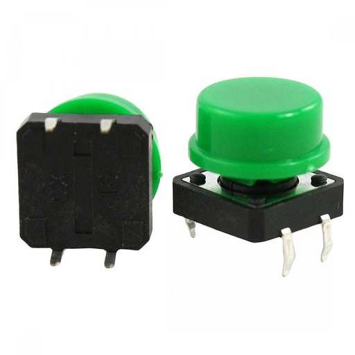 [T-12X12-COLOR] Tact switch 4 pin 12x12 con perilla (T-12X12-COLOR)