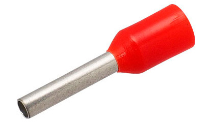 [E1008] Terminal 18 AWG aislado estilo Tubo DI 1,4 mm (E1008)